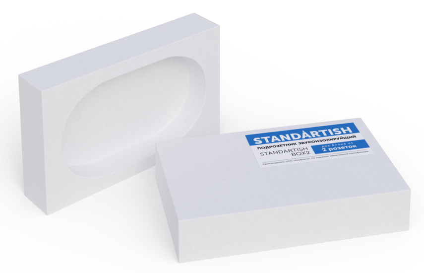 Подрозетник Standartish BOX2 (192х115)